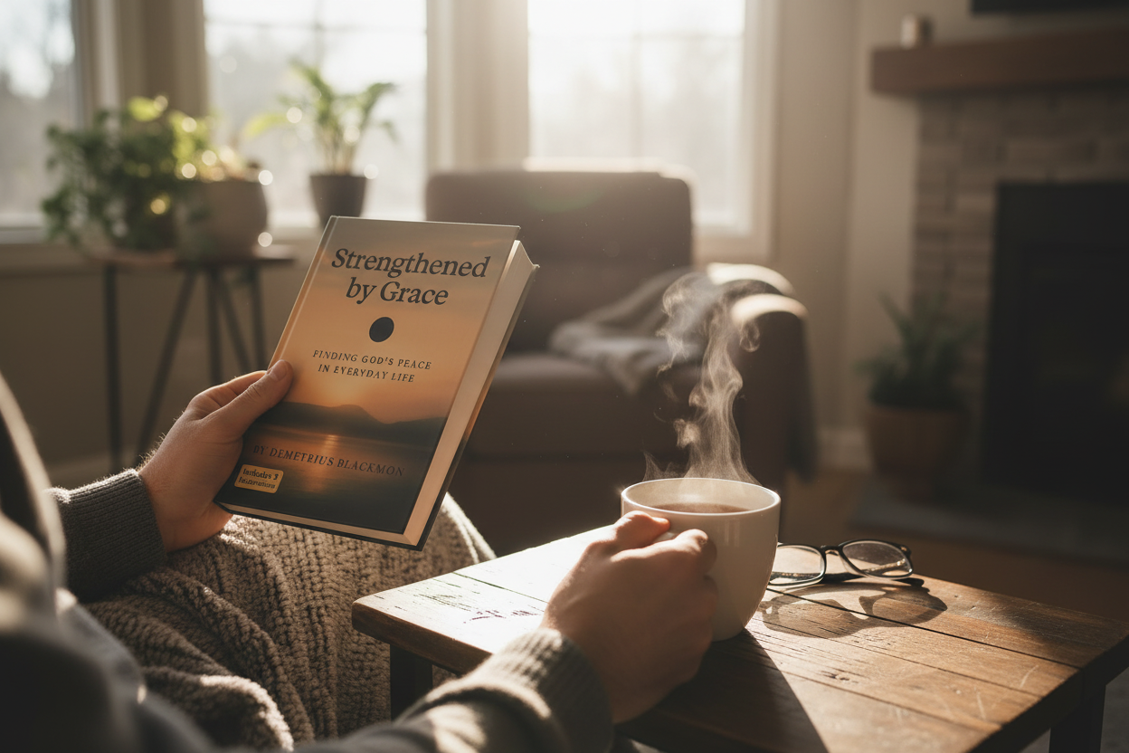 Hands holding book mockup